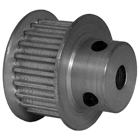 B&B Manufacturing 22-3P09-6FA2, Timing Pulley, Aluminum, Clear Anodized, 22-3P09-6FA2